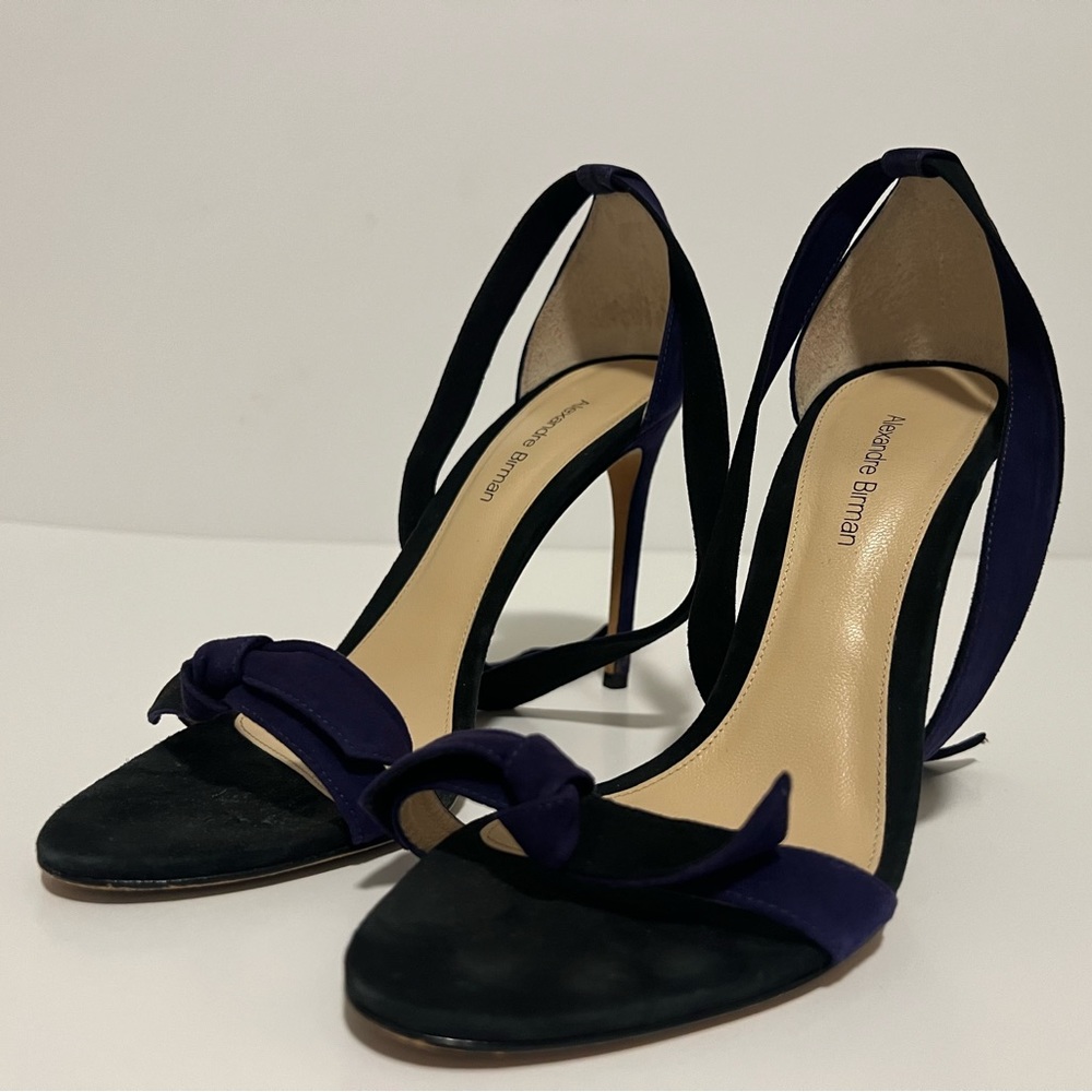 Alexandre Birman Clarita Black Night Shade Sandal Heels